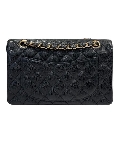 CHANEL（シャネル）CHANEL (シャネル) マトラッセ23 Wフラップチェーンショルダーバッグ ブラック サイズ:23の古着・服飾アイテム