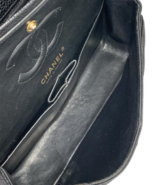 CHANEL（シャネル）CHANEL (シャネル) マトラッセ23 Wフラップチェーンショルダーバッグ ブラック サイズ:23の古着・服飾アイテム