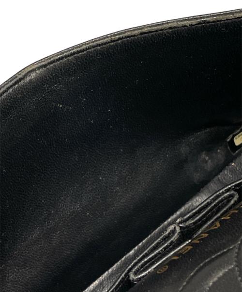 CHANEL（シャネル）CHANEL (シャネル) マトラッセ23 Wフラップチェーンショルダーバッグ ブラック サイズ:23の古着・服飾アイテム