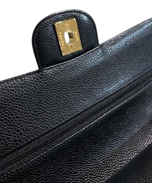 CHANEL（シャネル）CHANEL (シャネル) マトラッセ23 Wフラップチェーンショルダーバッグ ブラック サイズ:23の古着・服飾アイテム