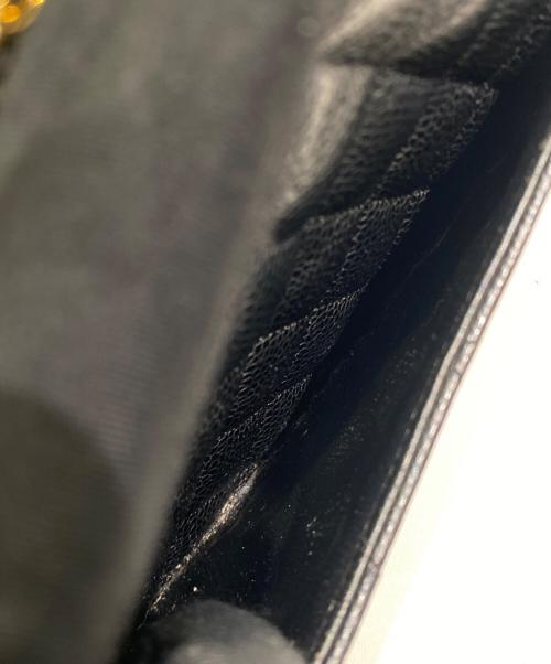 CHANEL（シャネル）CHANEL (シャネル) マトラッセ23 Wフラップチェーンショルダーバッグ ブラック サイズ:23の古着・服飾アイテム