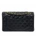 CHANEL (シャネル) マトラッセ23 Wフラップチェーンショルダーバッグ ブラック サイズ:23：1200000円