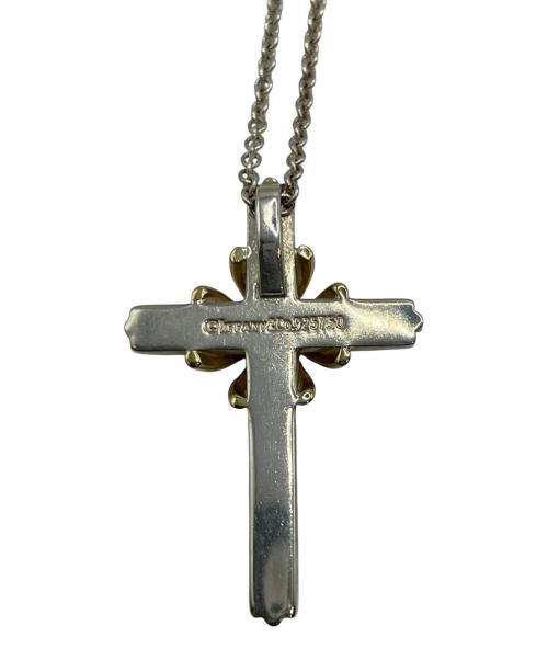 TIFFANY & Co.（ティファニー）TIFFANY & Co. (ティファニー) シグネチャークロス ネックレス シルバー×ゴールドの古着・服飾アイテム