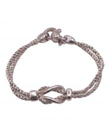 TIFFANY & Co.（ティファニー）の古着「ダブルロープ・センターノットブレスレット」