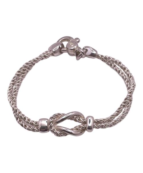 TIFFANY & Co.（ティファニー）Tiffany & Co. (ティファニー) ダブルロープ・センターノットブレスレットの古着・服飾アイテム