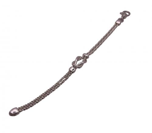 TIFFANY & Co.（ティファニー）TIFFANY & Co. (ティファニー) ダブルロープ・センターノットブレスレット サイズ:約19cmの古着・服飾アイテム