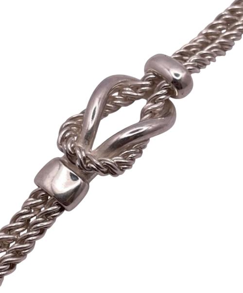 TIFFANY & Co.（ティファニー）Tiffany & Co. (ティファニー) ダブルロープ・センターノットブレスレットの古着・服飾アイテム