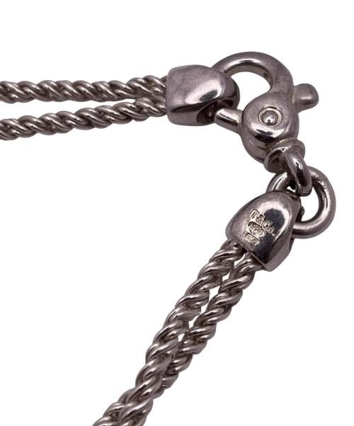 TIFFANY & Co.（ティファニー）Tiffany & Co. (ティファニー) ダブルロープ・センターノットブレスレットの古着・服飾アイテム