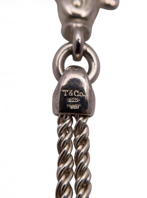 TIFFANY & Co.（ティファニー）TIFFANY & Co. (ティファニー) ダブルロープ・センターノットブレスレット サイズ:約19cmの古着・服飾アイテム