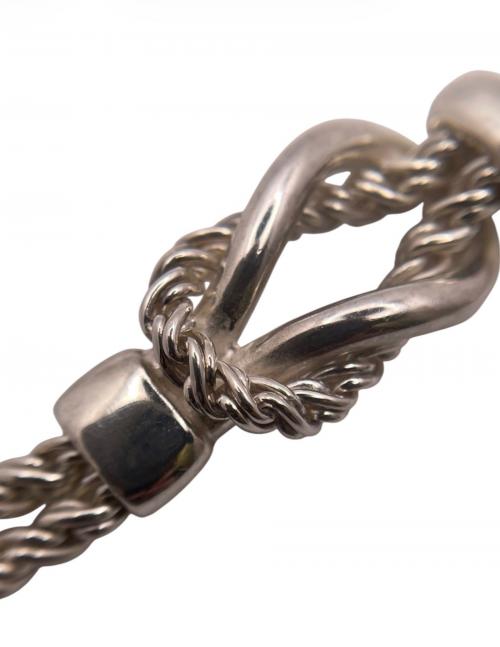 TIFFANY & Co.（ティファニー）TIFFANY & Co. (ティファニー) ダブルロープ・センターノットブレスレット サイズ:約19cmの古着・服飾アイテム
