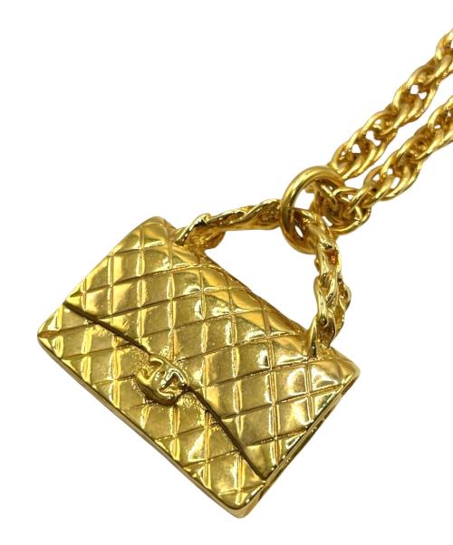 CHANEL（シャネル）CHANEL (シャネル) ココマーク マトラッセネックレス ゴールドの古着・服飾アイテム