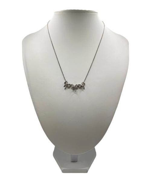TIFFANY & Co.（ティファニー）TIFFANY & Co. (ティファニー) トリプルリボン ネックレス シルバー×ゴールドの古着・服飾アイテム
