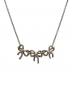 TIFFANY & Co.（ティファニー）の古着「トリプルリボン ネックレス」｜シルバー×ゴールド