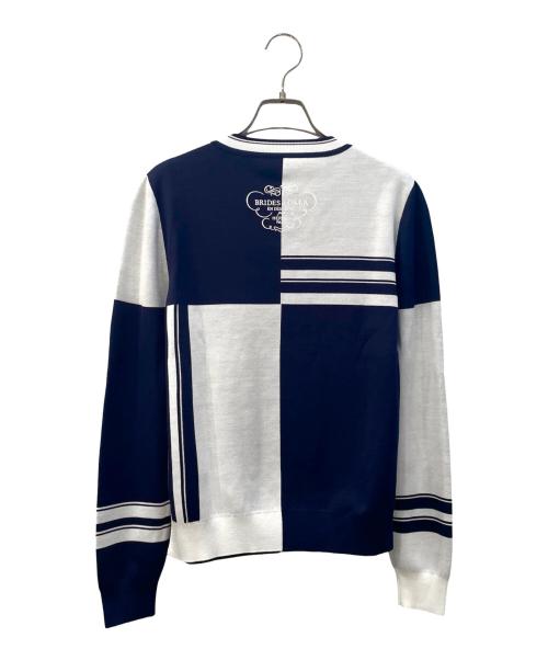 HERMES（エルメス）HERMES (エルメス) 無秩序ニット ネイビー サイズ:36の古着・服飾アイテム