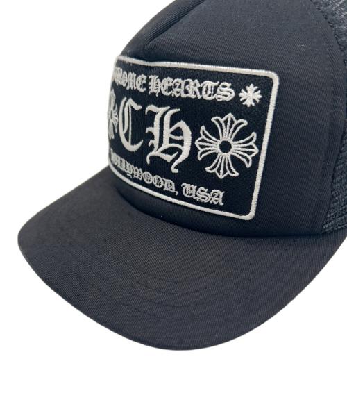 CHROME HEARTS（クロムハーツ）CHROME HEARTS (クロムハーツ) Trucker Cap/トラッカーキャップ ブラックの古着・服飾アイテム