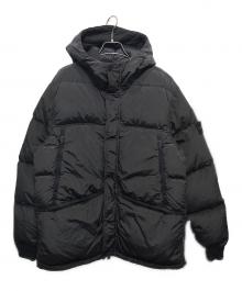 STONE ISLAND（ストーンアイランド）の古着「イロンメタル ガーメントダイ ロゴパッチ ダウンジャケット」｜ブラック