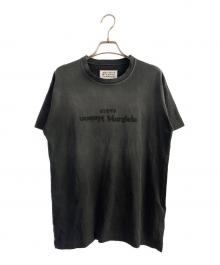 Maison Margiela（メゾンマルジェラ）の古着「リバースロゴガーメントダイTシャツ」｜ブラック