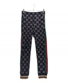 新品タグ付き GUCCI チェック柄 テーパードパンツ 46 ダブルG 中古・古着通販】GUCCI (グッチ) GUCCI GG Supreme Double G Patch GG