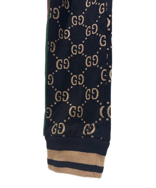 GUCCI（グッチ）GUCCI (グッチ) GG Cotton Jersey Jogging Pants/GGコットンジャージージョギングパンツ/695976 ブラック サイズ:XSの古着・服飾アイテム