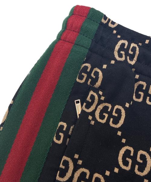 GUCCI（グッチ）GUCCI (グッチ) GG Cotton Jersey Jogging Pants/GGコットンジャージージョギングパンツ/695976 ブラック サイズ:XSの古着・服飾アイテム
