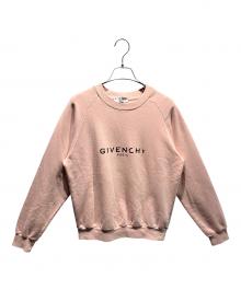 GIVENCHY（ジバンシィ）の古着「クルーネックスウェット」｜ピンク