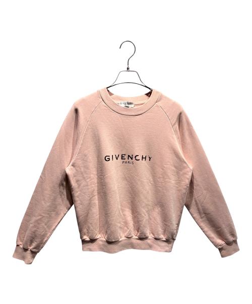 GIVENCHY（ジバンシィ）GIVENCHY (ジバンシィ) クルーネックスウェット ピンク サイズ:Sの古着・服飾アイテム