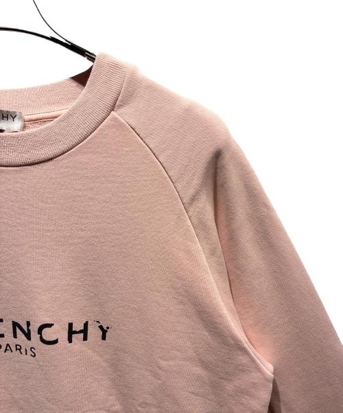 GIVENCHY（ジバンシィ）GIVENCHY (ジバンシィ) クルーネックスウェット ピンク サイズ:Sの古着・服飾アイテム