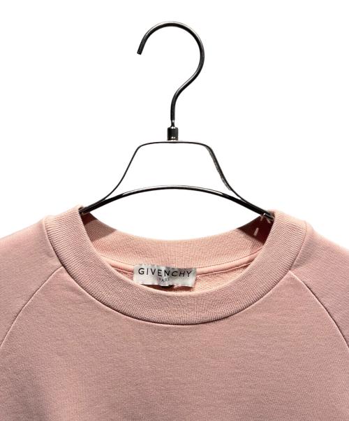 GIVENCHY（ジバンシィ）GIVENCHY (ジバンシィ) クルーネックスウェット ピンク サイズ:Sの古着・服飾アイテム