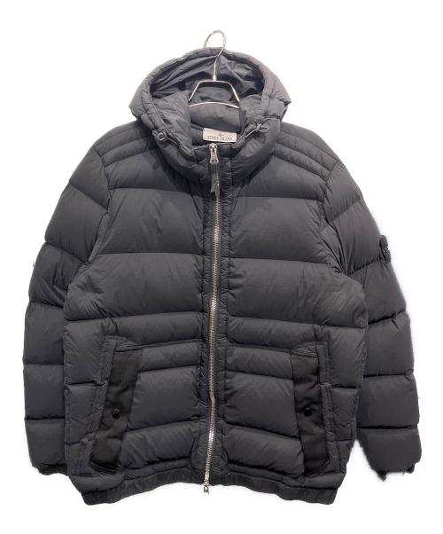 STONE ISLAND（ストーンアイランド）STONE ISLAND (ストーンアイランド)  SEAMLESS TUNNEL NYLON ダウン ネイビー サイズ:Lの古着・服飾アイテム