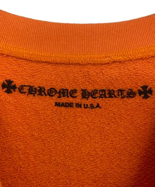 CHROME HEARTS（クロムハーツ）CHROME HEARTS (クロムハーツ) Limited Vine Dagger Print Sweatshirt オレンジ サイズ:Mの古着・服飾アイテム