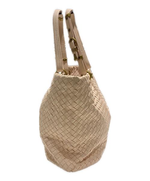 BOTTEGA VENETA（ボッテガベネタ）BOTTEGA VENETA (ボッテガベネタ) Intrecciato Tote Bag/イントレチャートトートバッグ/162197 ライトピンクの古着・服飾アイテム