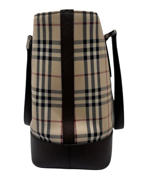 BURBERRY（バーバリー）BURBERRY (バーバリー) ノバチェック柄トートバッグ ベージュの古着・服飾アイテム