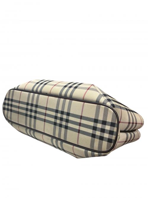 BURBERRY（バーバリー）BURBERRY (バーバリー) トートバッグ ベージュ×ブラウン サイズ:-の古着・服飾アイテム