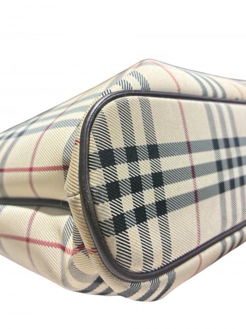 BURBERRY（バーバリー）BURBERRY (バーバリー) トートバッグ ベージュ×ブラウン サイズ:-の古着・服飾アイテム