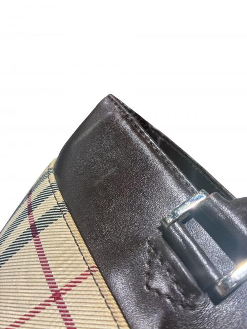 BURBERRY（バーバリー）BURBERRY (バーバリー) トートバッグ ベージュ×ブラウン サイズ:-の古着・服飾アイテム