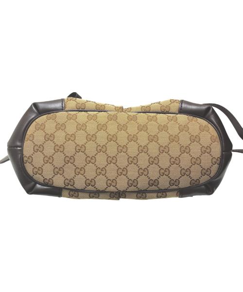 GUCCI（グッチ）GUCCI (グッチ) 2WAYショルダーバッグ ベージュ×ブラウン サイズ:-の古着・服飾アイテム