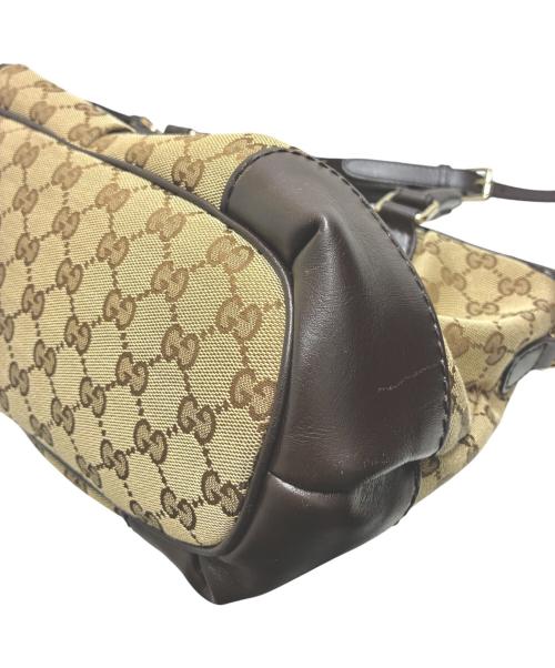 GUCCI（グッチ）GUCCI (グッチ) 2WAYショルダーバッグ ベージュ×ブラウン サイズ:-の古着・服飾アイテム