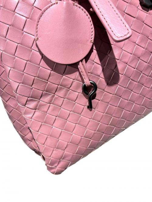 BOTTEGA VENETA（ボッテガベネタ）BOTTEGA VENETA (ボッテガベネタ) イントレチャート2WAYショルダーバッグ ピンク サイズ:-の古着・服飾アイテム