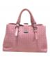 BOTTEGA VENETA (ボッテガベネタ) イントレチャート2WAYショルダーバッグ ピンク サイズ:-：150000円