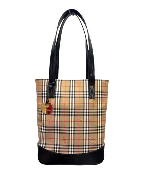 BURBERRY（バーバリー）BURBERRY (バーバリー) ノバチェック シャドーホース トートバッグ サイズ:-の古着・服飾アイテム
