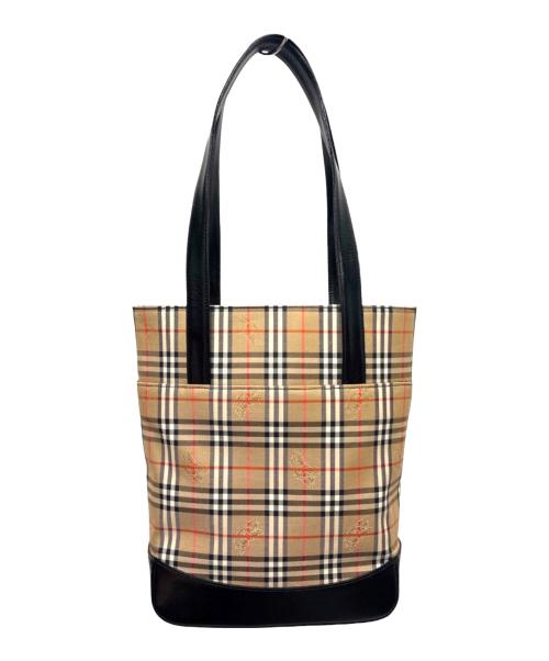 BURBERRY（バーバリー）BURBERRY (バーバリー) ノバチェック シャドーホース トートバッグ サイズ:-の古着・服飾アイテム