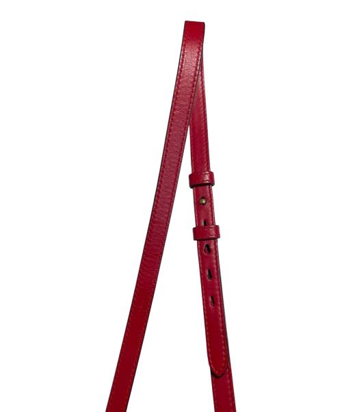 GUCCI（グッチ）GUCCI (グッチ) GGマーモント スモール カメラバッグ レッドの古着・服飾アイテム