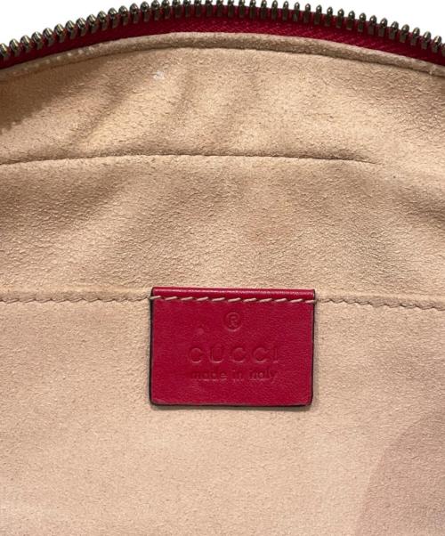 GUCCI（グッチ）GUCCI (グッチ) GGマーモント スモール カメラバッグ レッドの古着・服飾アイテム
