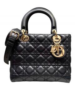 中古・古着通販】Dior (ディオール) クラッチバッグ ベージュ×ブラック