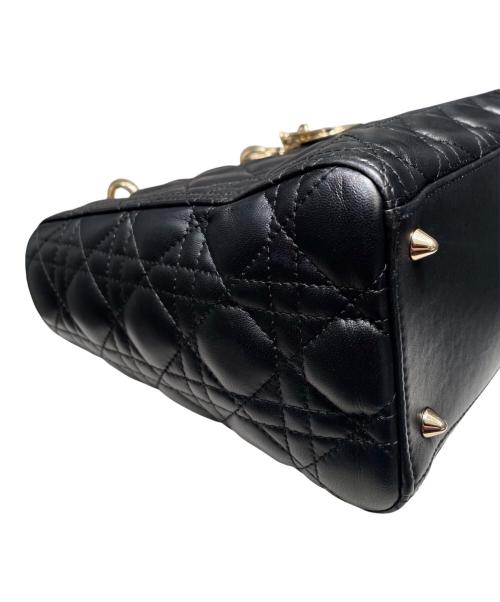 Christian Dior（クリスチャン ディオール）Christian Dior (クリスチャン ディオール) Lady Dior Medium / レディディオール ミディアム ブラック サイズ:ミディアムの古着・服飾アイテム