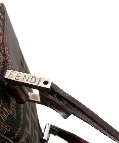 FENDI（フェンディ）FENDI (フェンディ) ズッカ柄ハンドバッグ ブラウンの古着・服飾アイテム