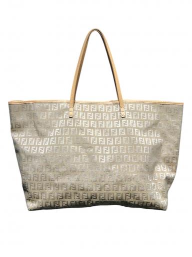 中古・古着通販】FENDI (フェンディ) トートバッグ ベージュ サイズ