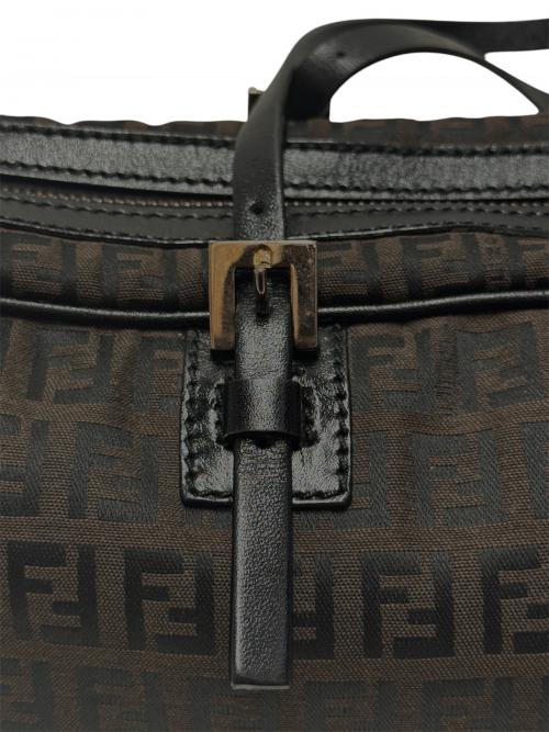 FENDI（フェンディ）FENDI (フェンディ) ズッキーノミニボストンバッグ/8BL007 ブラウンの古着・服飾アイテム