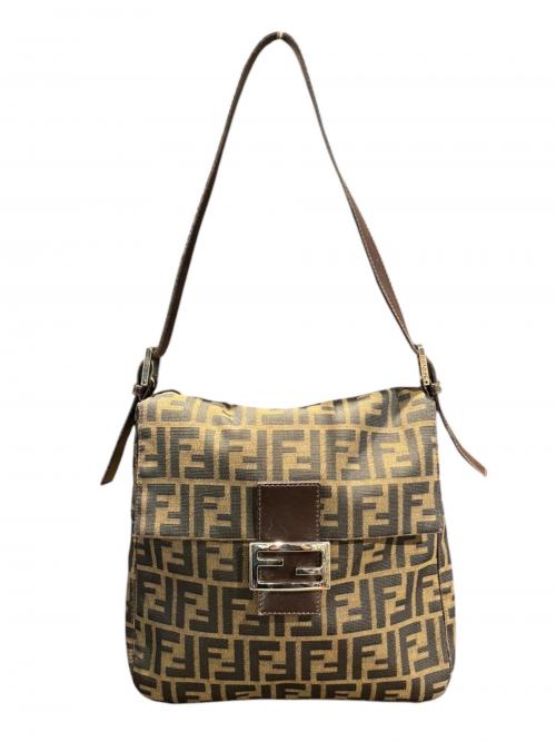 FENDI（フェンディ）FENDI (フェンディ) ショルダーバッグ ブラウンの古着・服飾アイテム
