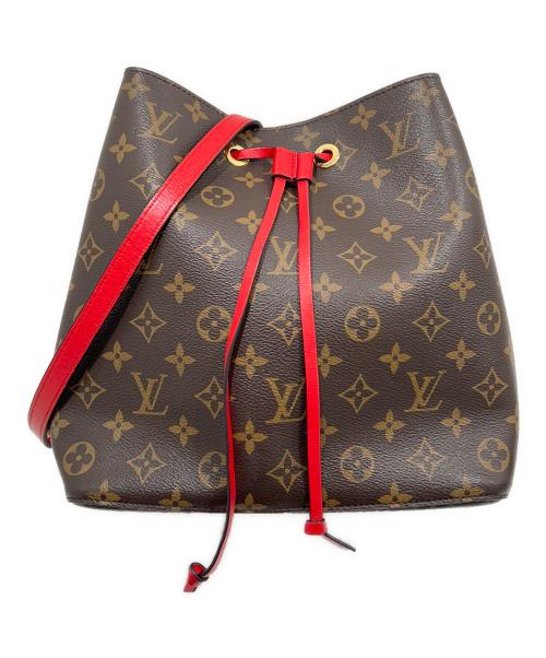 LOUIS VUITTON（ルイ ヴィトン）LOUIS VUITTON (ルイ ヴィトン) NéoNoé ネオノエ M44021 ブラウン×レッドの古着・服飾アイテム